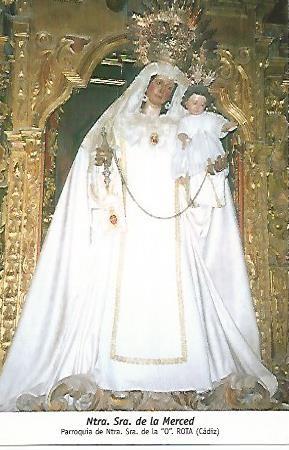 POSTAL 54653: Virgen de la Merced. Rota Cadiz