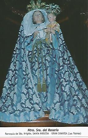 POSTAL 54703: Virgen del Rosario. Santa Brigida Gran Canaria