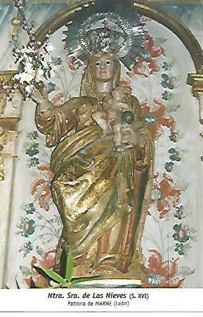 POSTAL 54742: Virgen de las Nieves (siglo XVI). Marne Leon