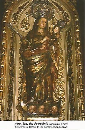 POSTAL 54786: Virgen del Patrocinio 1739. Sevilla