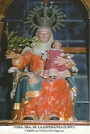 Postal 53745: VIRGEN DE LA ESPERANZA. Turegano Segovia