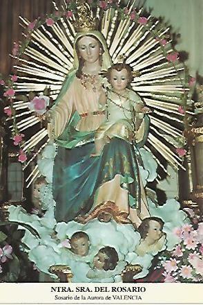 POSTAL 54270: Virgen del Rosario. Valencia