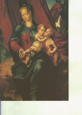 Postal 015086: Virgen con el niño y San Juanito (Luis de Morales)