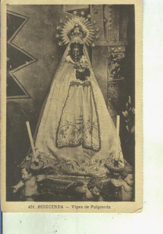 Postal 014026: Virgen de Puigcerda
