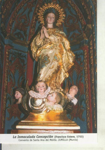 Postal 011721: Virgen Ntra Sra La Inmaculada Concepcion, Jumilla, Murcia