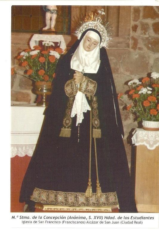 Postal 029912 : Virgen Maria Santisima De la Concepcion (Anonima S. XVII)  