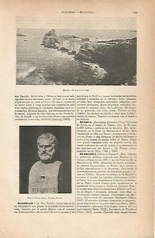 LAMINA ESPASA 22223: La roca de la Virgen en Biarritz