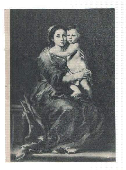 El Museo del Prado, laminas 45 y 46: La Virgen con el niño (Murillo) y La rendicion de Breda (Velazquez)