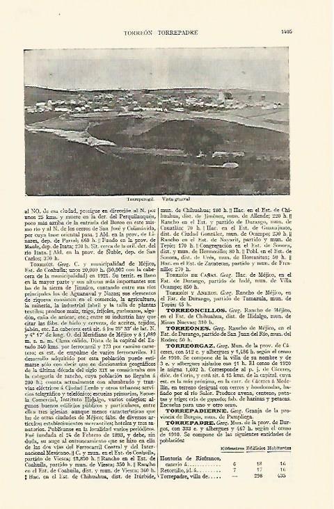 LAMINA ESPASA 1370: Vista general de Torreperogil Jaen