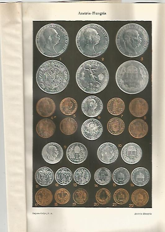 LAMINA ESPASA 13003: Monedas de Austria-Hungria