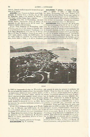 LAMINA ESPASA 13087: Vista de Aalesund Noruega