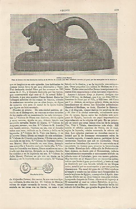 LAMINA ESPASA 13154: Pesa de bronce de Abidos Asia Menor