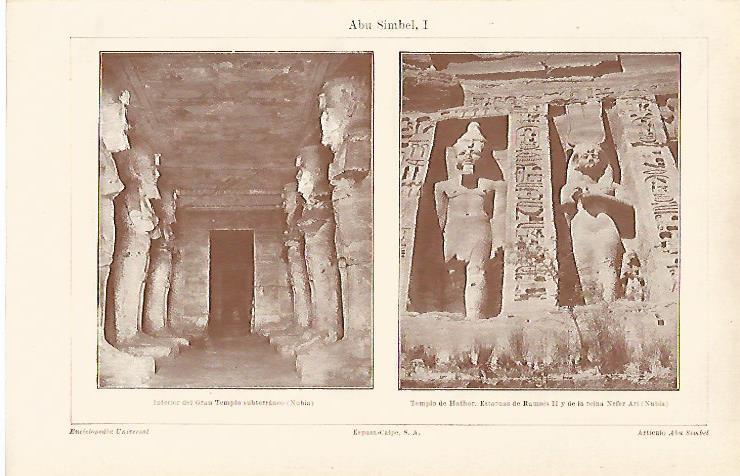 LAMINA ESPASA 13206: Abu Simbel Egipto