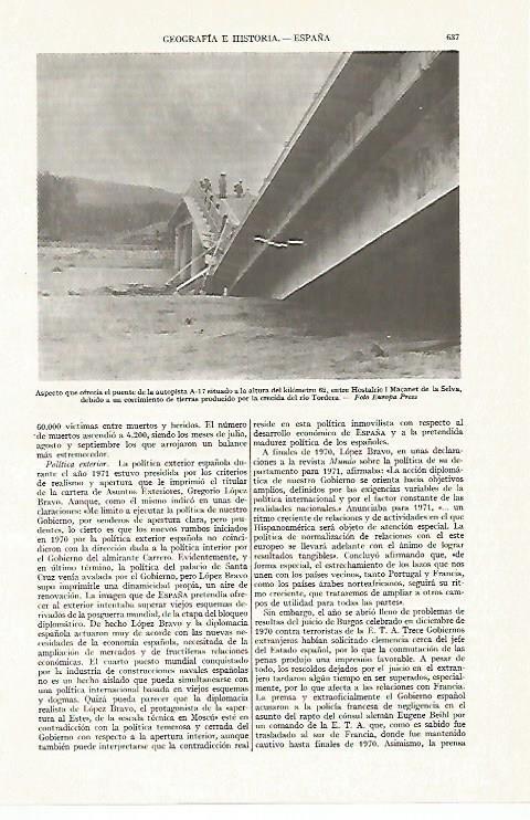 LAMINA ESPASA 13398: Autopista A-17 kilometro 62