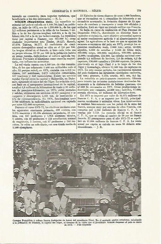 LAMINA ESPASA 13433: George Pompidou en Niamey capital de Niger