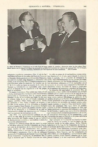 LAMINA ESPASA 13463: Visita de Breznez a Yugoslavia