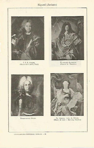 LAMINA ESPASA 13631: Retratos pintados por Rigaud