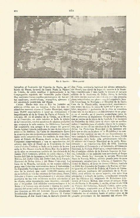 LAMINA ESPASA 13646: Vista parcial de Rio de Janeiro
