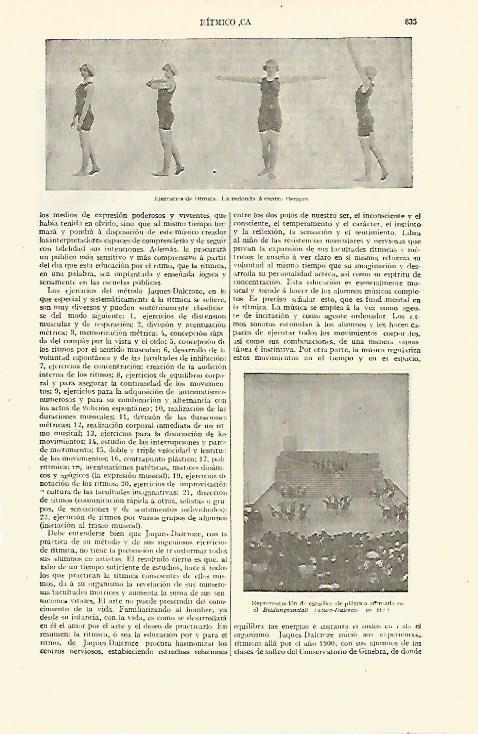 LAMINA ESPASA 13670: Ejercicios de ritmica