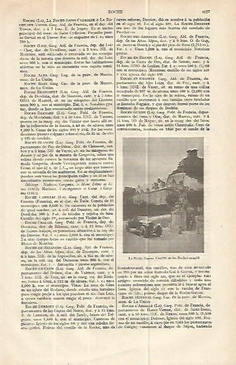 LAMINA ESPASA 13715: Castillo de los Rochefoucauld Francia