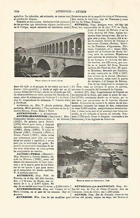 LAMINA ESPASA 13009: Puente de Auteuil en Paris