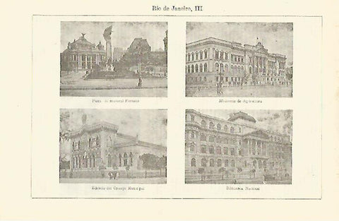 LAMINA ESPASA 13649: Edificios publicos de Rio de Janeiro
