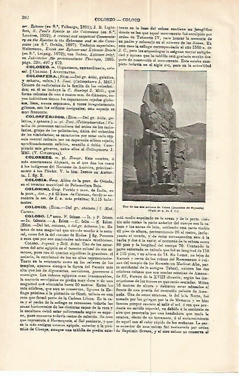 LAMINA ESPASA 13960: Coloso de Memnon Egipto