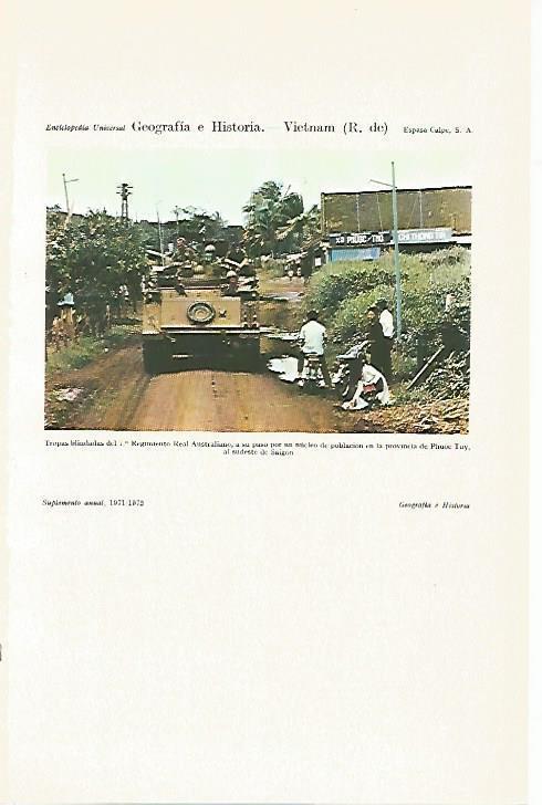 LAMINA ESPASA 13461: Tropas de Australia en Vietnam