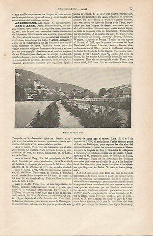 LAMINA ESPASA 13088: Malecon del Aar en Thun Suiza