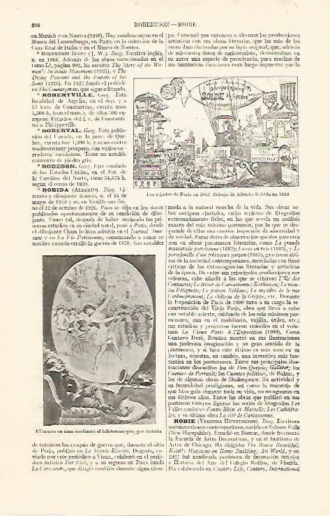 LAMINA ESPASA 13994: Los tejados de Paris por A. Robida