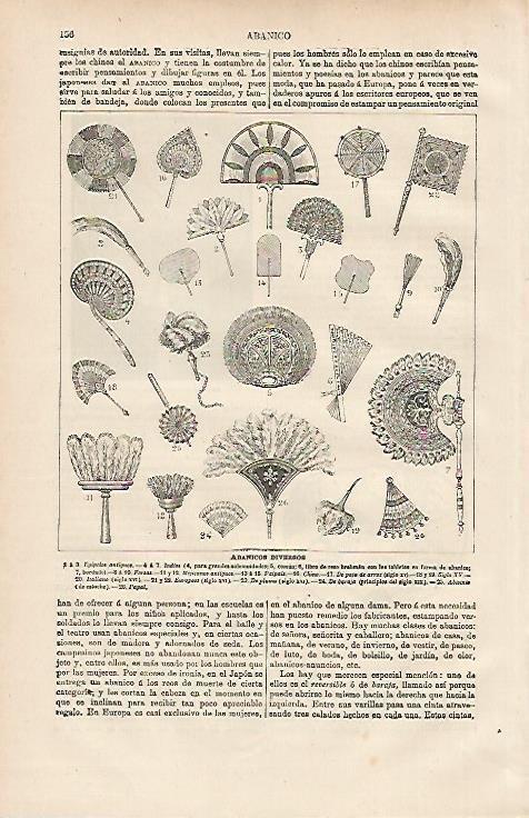 LAMINA ESPASA 13118: Abanicos diversos