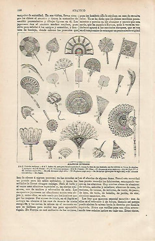 LAMINA ESPASA 13118: Abanicos diversos