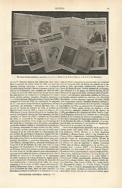 LAMINA ESPASA 13545: Revistas de cine y de musica