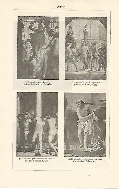 LAMINA ESPASA 13071: Cristo azotado