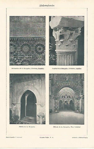 LAMINA ESPASA 13136: Vistas de la Mezquita de Cordoba