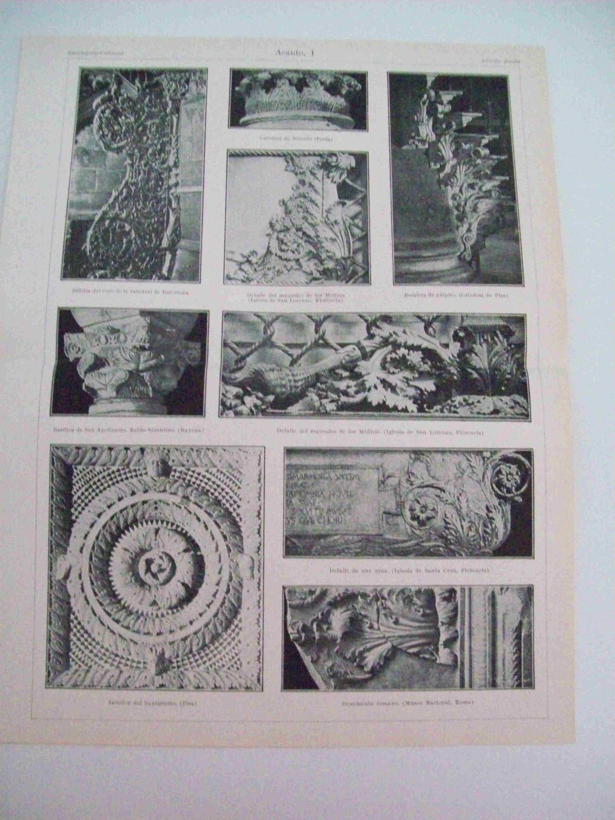 LAMINA ESPASA 13218: Ornamentos de acanto