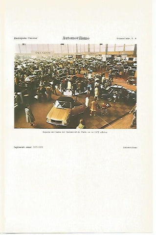 LAMINA ESPASA 13230: LIX Salon del Automovil de Paris 