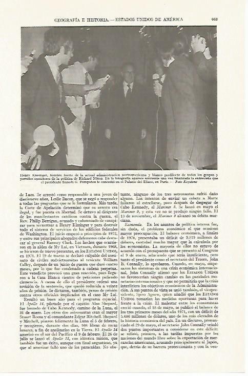 LAMINA ESPASA 13407: Henry Kissinger