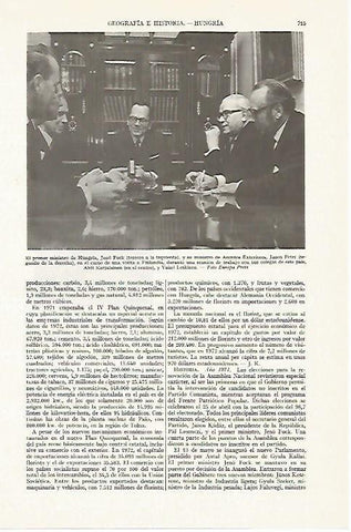 LAMINA ESPASA 13420: Jeno Fock primer ministro de Hungria