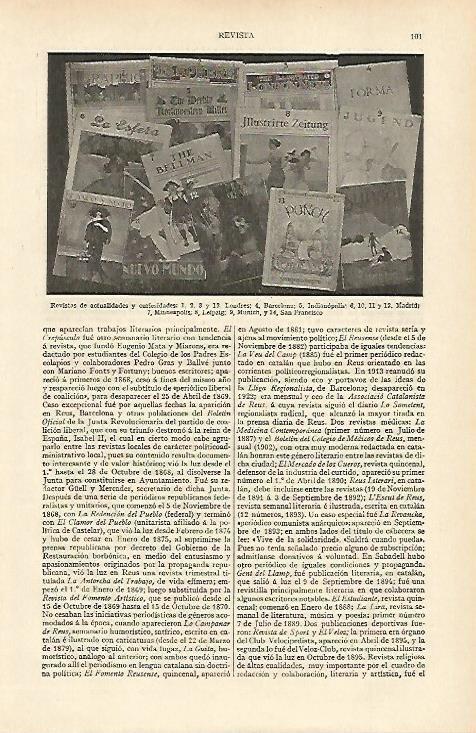 LAMINA ESPASA 13546: Revistas de actualidades y curiosidades