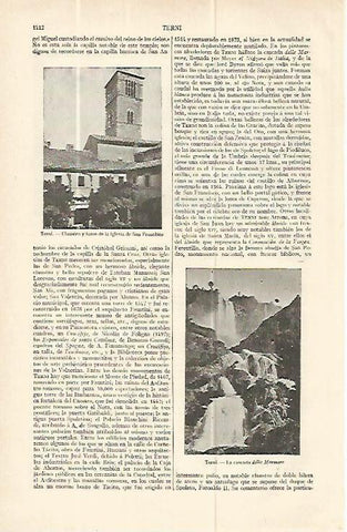 LAMINA ESPASA 13873: Vistas de Terni Italia