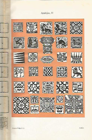 LAMINA ESPASA 13082: Azulejos fabricados por Jose Font y Guma