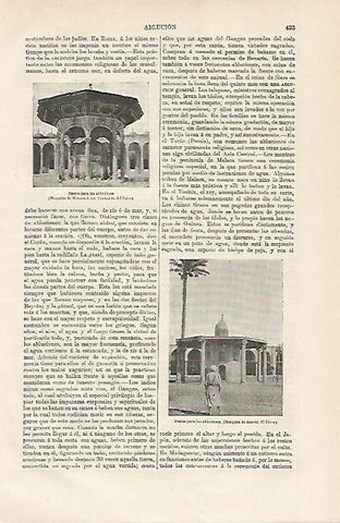 LAMINA ESPASA 13169: Mezquita de Mohammed Ali y mezquita de Amrou en El Cairo