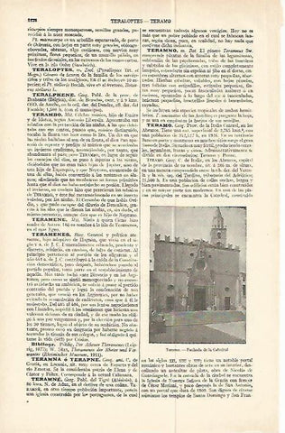 LAMINA ESPASA 13845: catedral de Teramo Italia