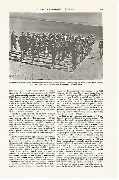LAMINA ESPASA 13424: Ejercito de Jordania