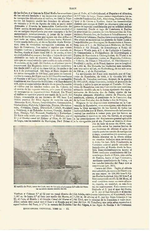 LAMINA ESPASA 13574: Castillo de Pfaltz