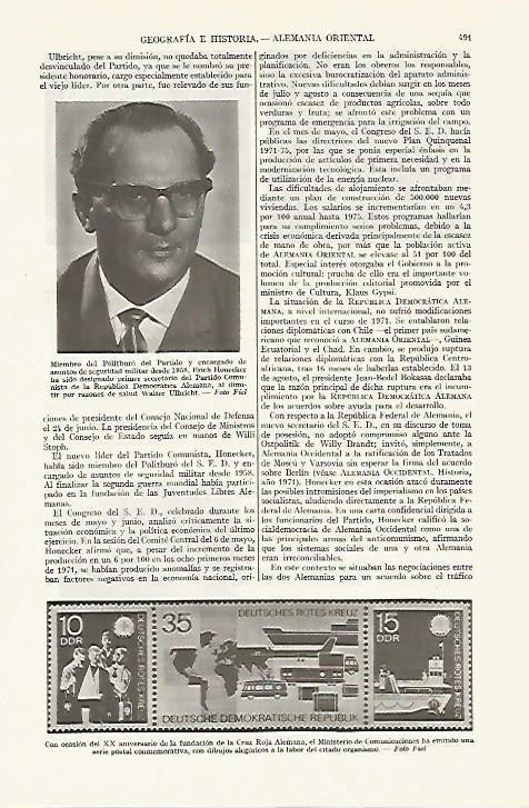 LAMINA ESPASA 13371: Erich Honecker