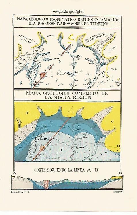 LAMINA ESPASA 1313: Topografia geologica