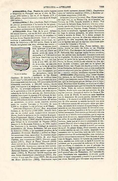 LAMINA ESPASA 13030: Escudo de Avellino Italia
