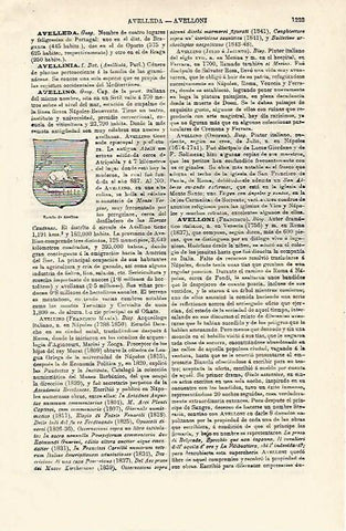 LAMINA ESPASA 13030: Escudo de Avellino Italia